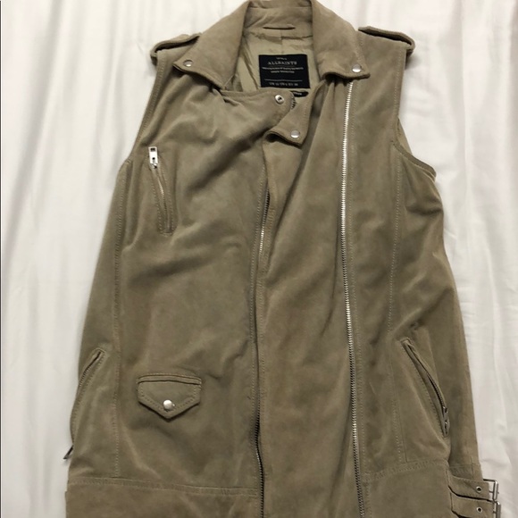 All Saints Jackets & Blazers - All saints leather vest